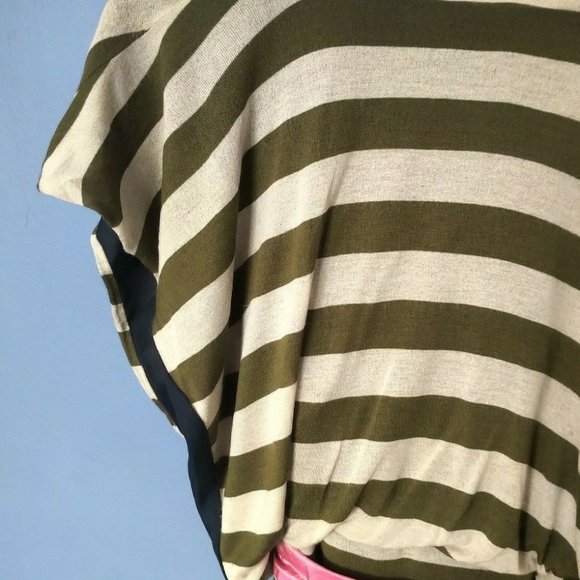 RED Valentino NWT Flutter Sleeve Dress ~ Pink Silk Belt ~ ARANA616 - A75 - Sz M - Picture 9 of 13